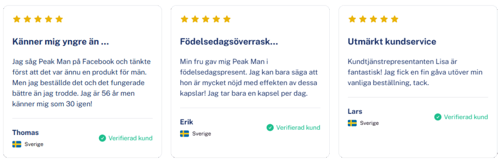 Peak Man Recensioner